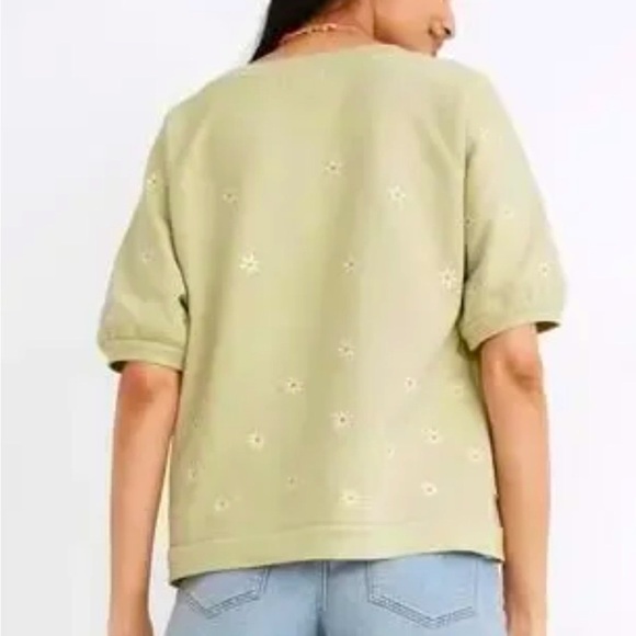 MADEWELL Daisy Embroidered Sweatshirt - Picture 2 of 8